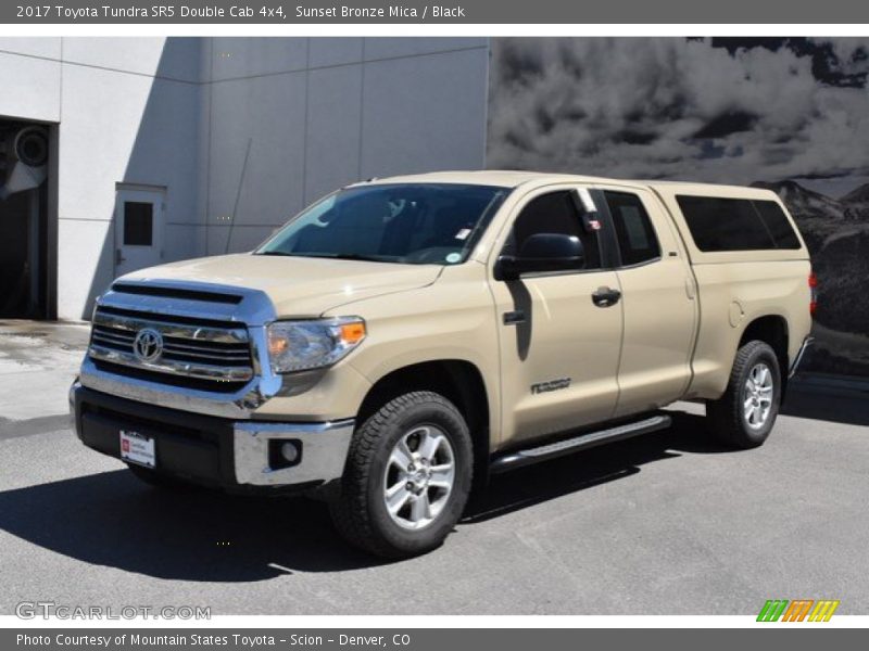Sunset Bronze Mica / Black 2017 Toyota Tundra SR5 Double Cab 4x4