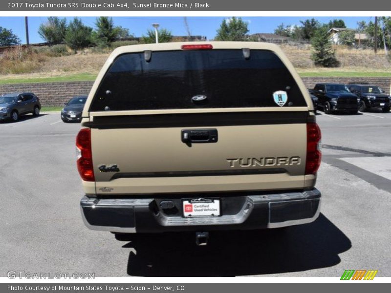 Sunset Bronze Mica / Black 2017 Toyota Tundra SR5 Double Cab 4x4