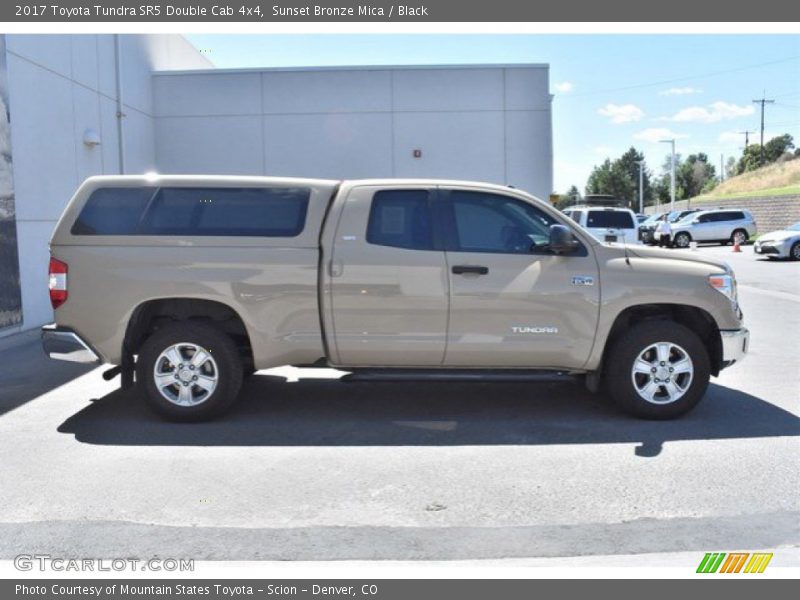 Sunset Bronze Mica / Black 2017 Toyota Tundra SR5 Double Cab 4x4