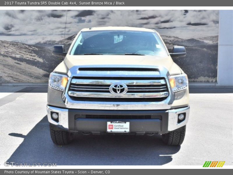Sunset Bronze Mica / Black 2017 Toyota Tundra SR5 Double Cab 4x4