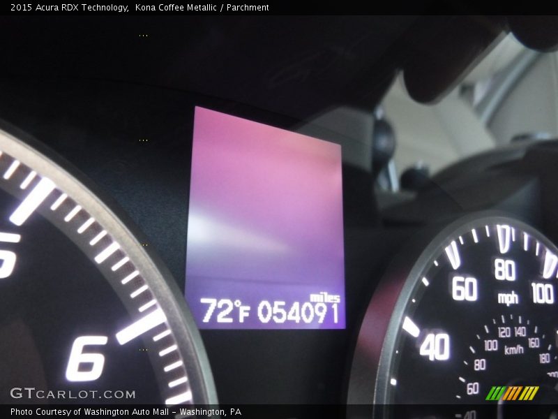 Kona Coffee Metallic / Parchment 2015 Acura RDX Technology