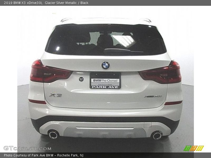 Glacier Silver Metallic / Black 2019 BMW X3 xDrive30i