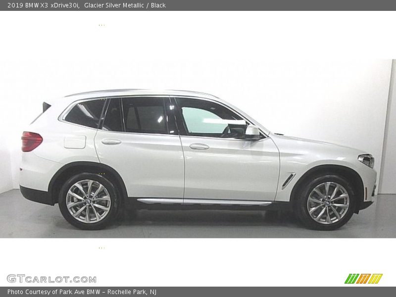 Glacier Silver Metallic / Black 2019 BMW X3 xDrive30i