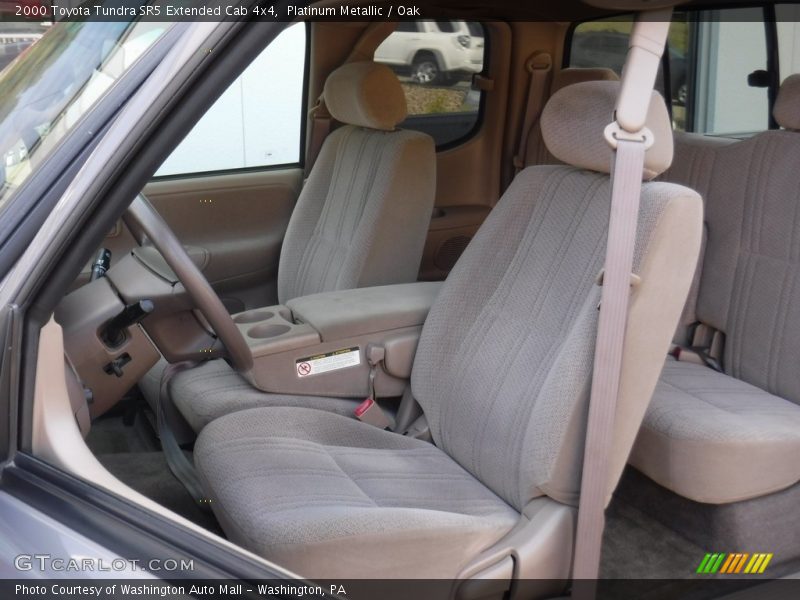 Platinum Metallic / Oak 2000 Toyota Tundra SR5 Extended Cab 4x4