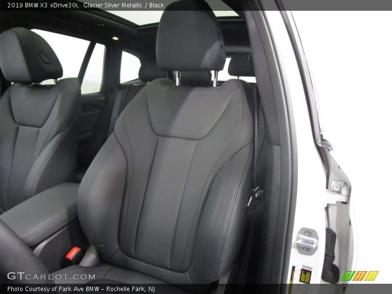 Glacier Silver Metallic / Black 2019 BMW X3 xDrive30i