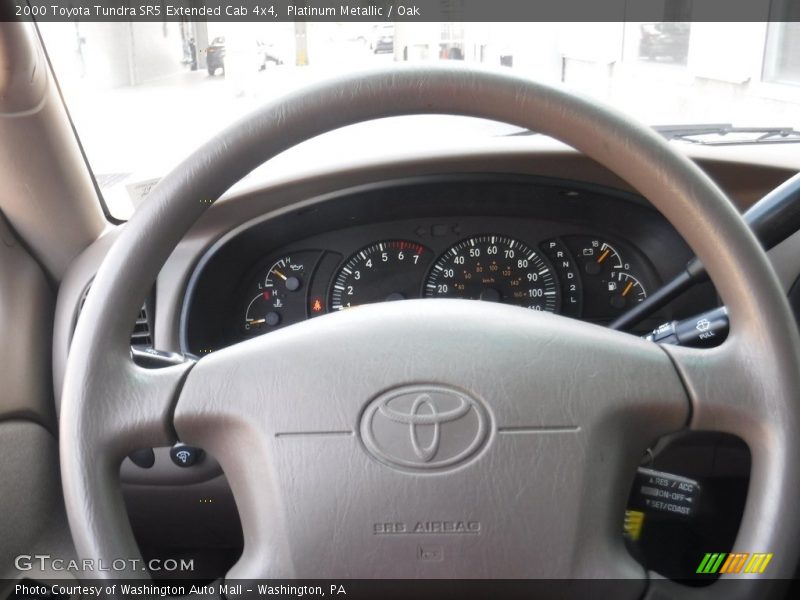 Platinum Metallic / Oak 2000 Toyota Tundra SR5 Extended Cab 4x4