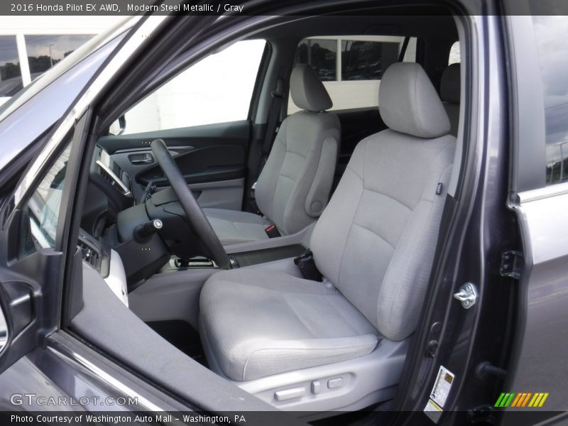 Modern Steel Metallic / Gray 2016 Honda Pilot EX AWD