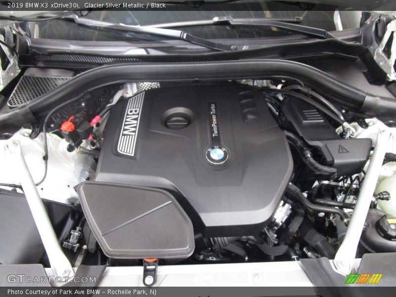 Glacier Silver Metallic / Black 2019 BMW X3 xDrive30i