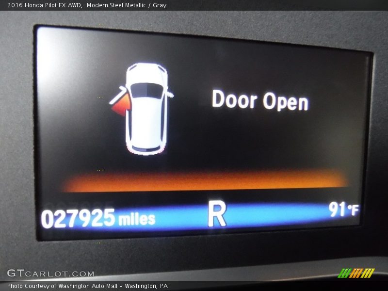 Modern Steel Metallic / Gray 2016 Honda Pilot EX AWD