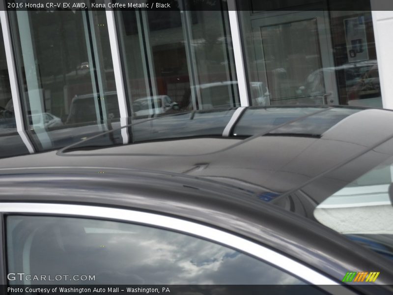 Kona Coffee Metallic / Black 2016 Honda CR-V EX AWD