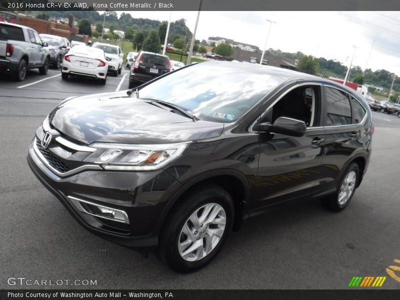 Kona Coffee Metallic / Black 2016 Honda CR-V EX AWD