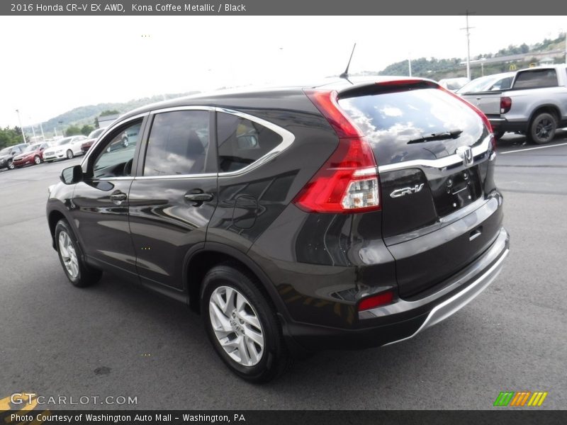Kona Coffee Metallic / Black 2016 Honda CR-V EX AWD
