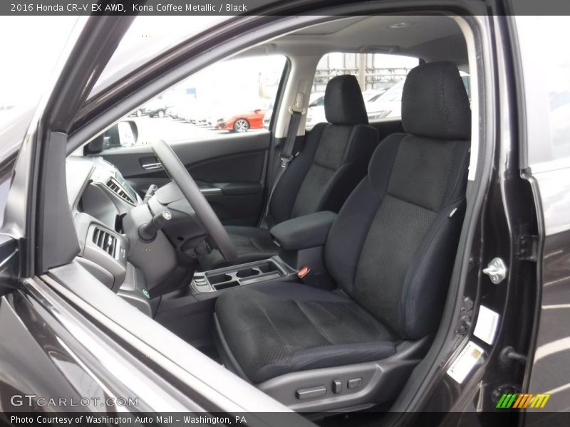 Kona Coffee Metallic / Black 2016 Honda CR-V EX AWD