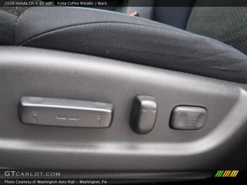 Kona Coffee Metallic / Black 2016 Honda CR-V EX AWD