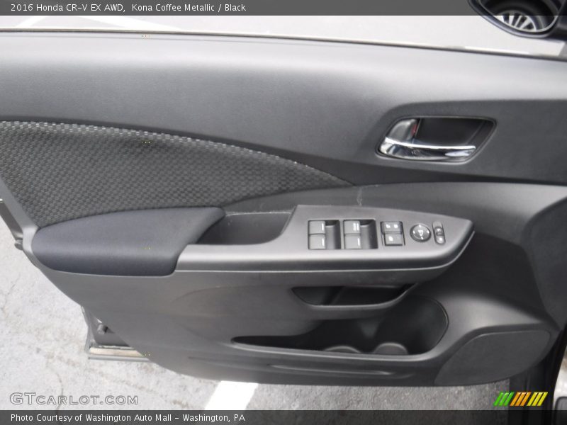 Kona Coffee Metallic / Black 2016 Honda CR-V EX AWD