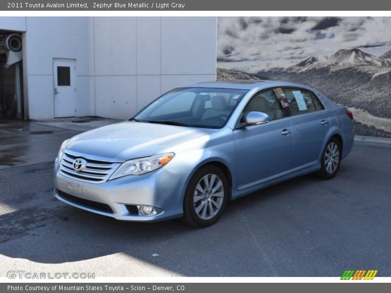 Zephyr Blue Metallic / Light Gray 2011 Toyota Avalon Limited
