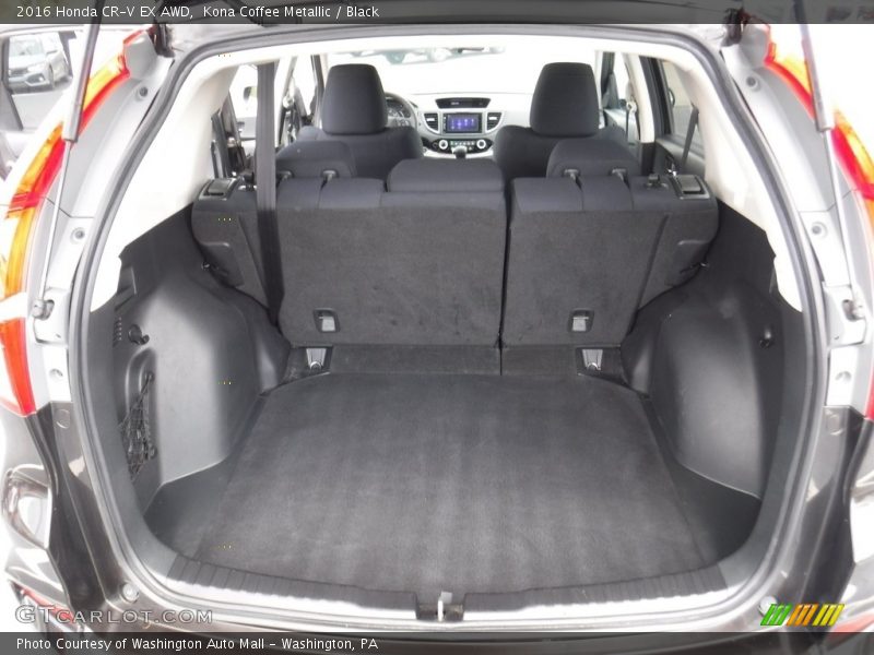 Kona Coffee Metallic / Black 2016 Honda CR-V EX AWD