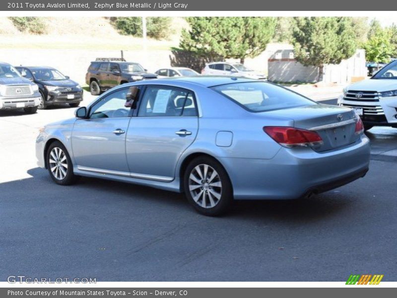 Zephyr Blue Metallic / Light Gray 2011 Toyota Avalon Limited