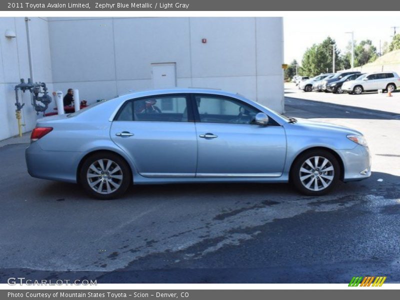 Zephyr Blue Metallic / Light Gray 2011 Toyota Avalon Limited