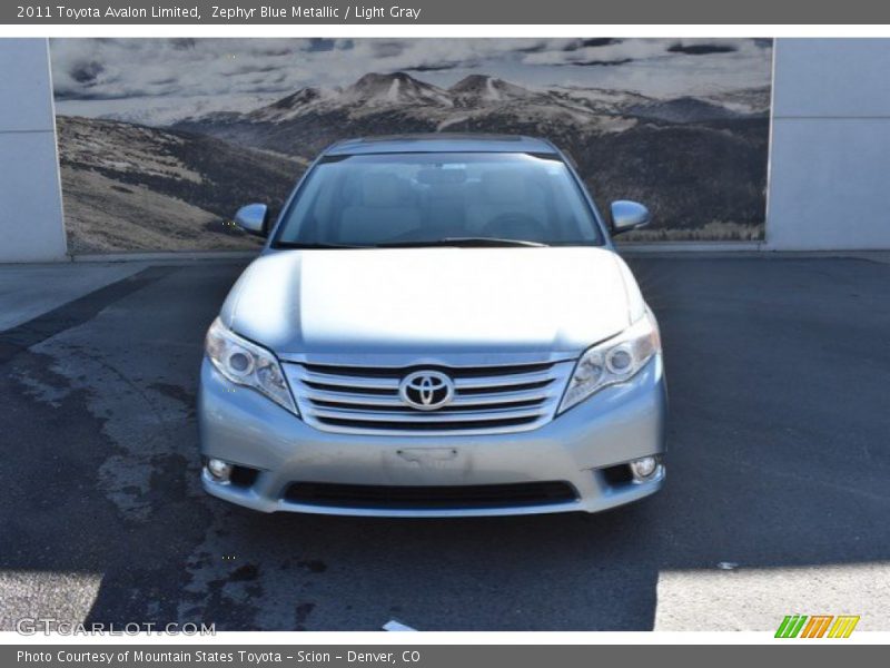 Zephyr Blue Metallic / Light Gray 2011 Toyota Avalon Limited