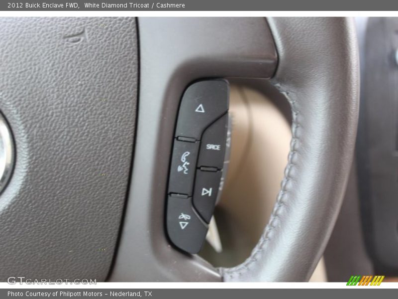 White Diamond Tricoat / Cashmere 2012 Buick Enclave FWD