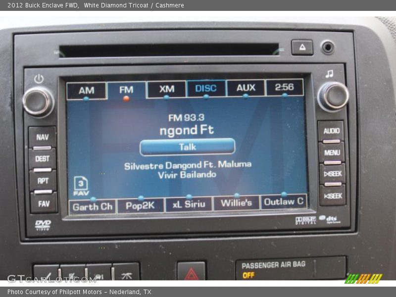 White Diamond Tricoat / Cashmere 2012 Buick Enclave FWD