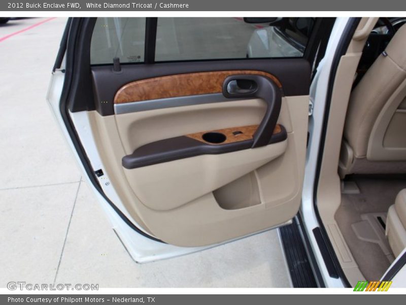 White Diamond Tricoat / Cashmere 2012 Buick Enclave FWD