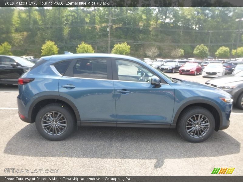 Eternal Blue Mica / Black 2019 Mazda CX-5 Touring AWD