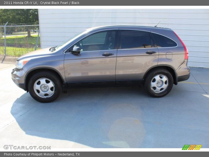 Crystal Black Pearl / Black 2011 Honda CR-V LX