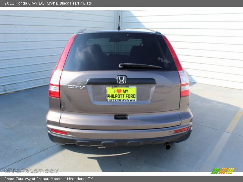 Crystal Black Pearl / Black 2011 Honda CR-V LX