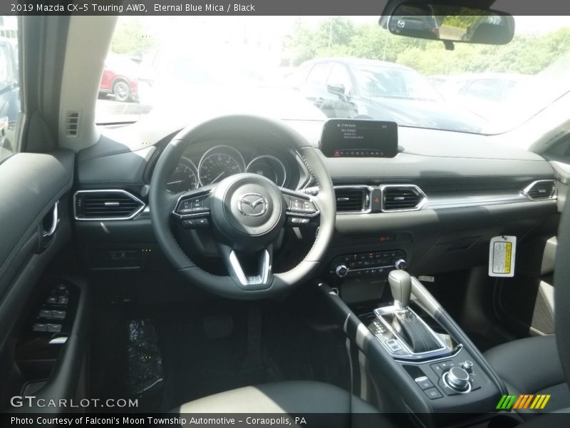 Eternal Blue Mica / Black 2019 Mazda CX-5 Touring AWD