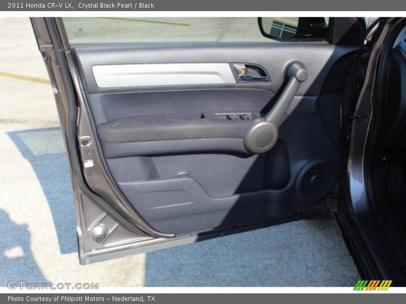 Crystal Black Pearl / Black 2011 Honda CR-V LX