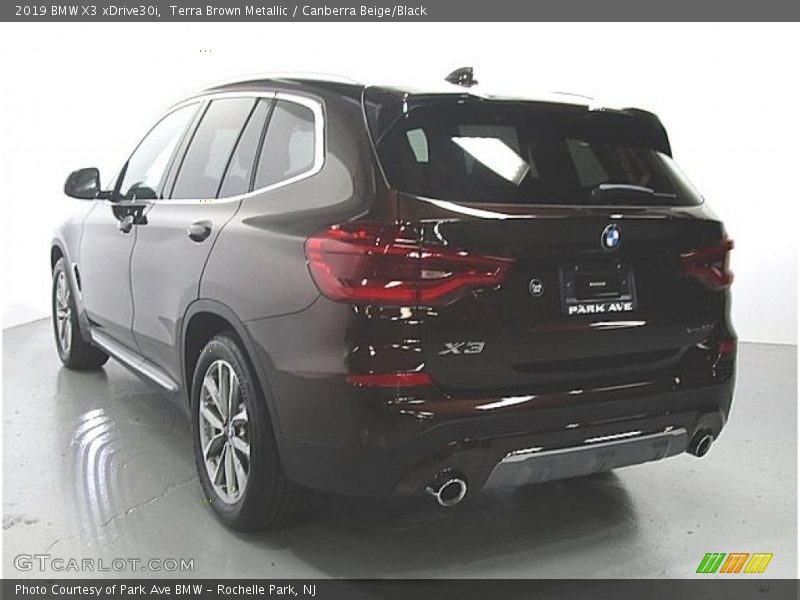 Terra Brown Metallic / Canberra Beige/Black 2019 BMW X3 xDrive30i