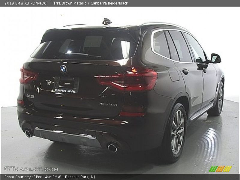 Terra Brown Metallic / Canberra Beige/Black 2019 BMW X3 xDrive30i