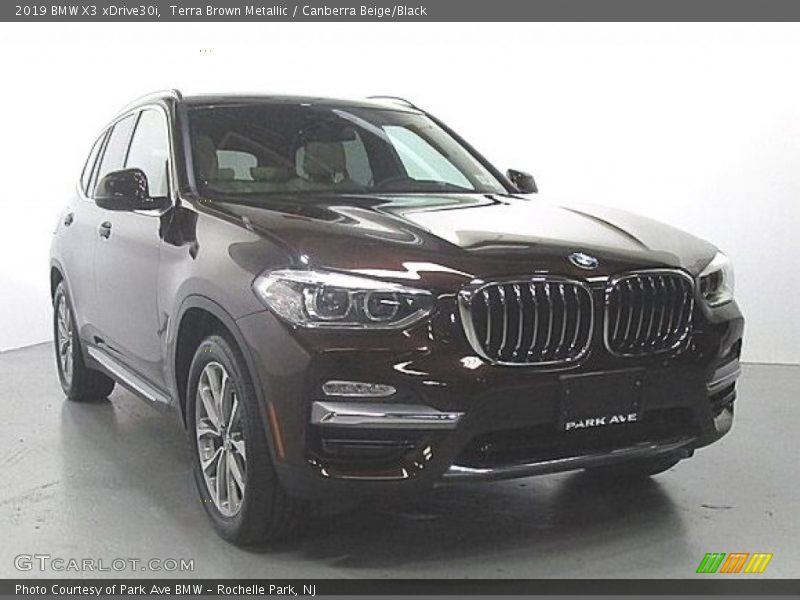 Terra Brown Metallic / Canberra Beige/Black 2019 BMW X3 xDrive30i