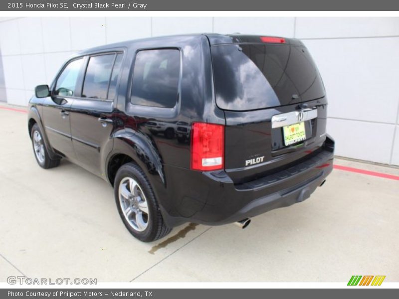 Crystal Black Pearl / Gray 2015 Honda Pilot SE