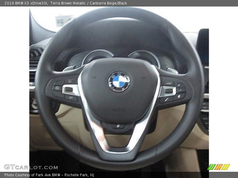 Terra Brown Metallic / Canberra Beige/Black 2019 BMW X3 xDrive30i