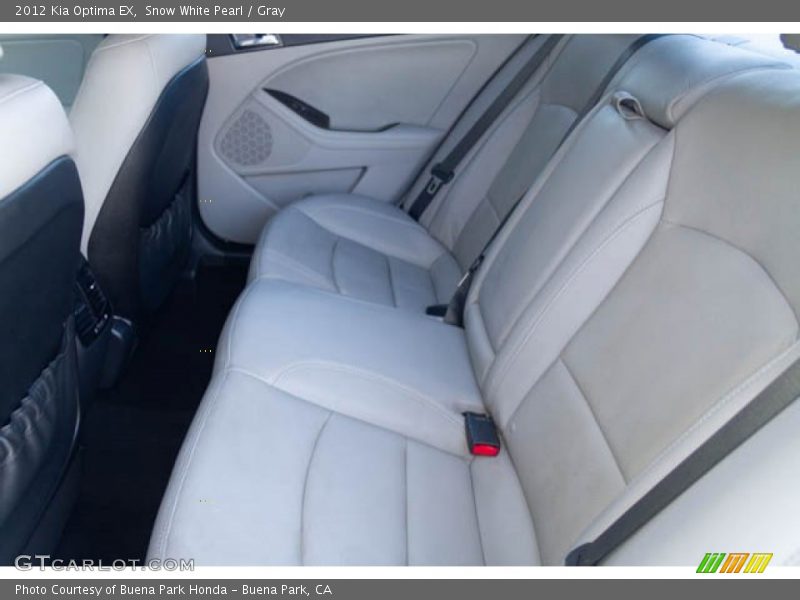 Snow White Pearl / Gray 2012 Kia Optima EX