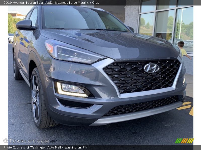 Magnetic Force Metallic / Gray 2019 Hyundai Tucson Sport AWD