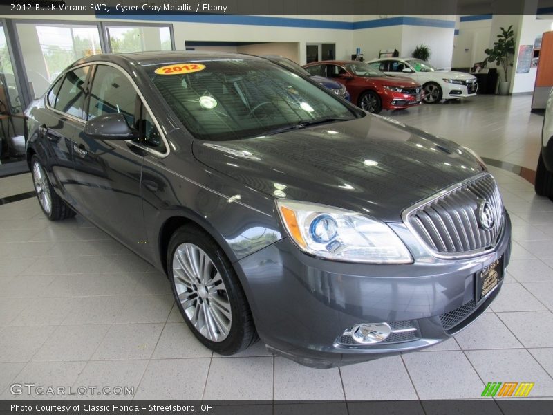 Cyber Gray Metallic / Ebony 2012 Buick Verano FWD