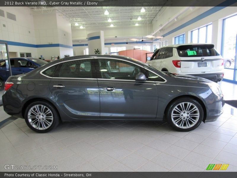 Cyber Gray Metallic / Ebony 2012 Buick Verano FWD