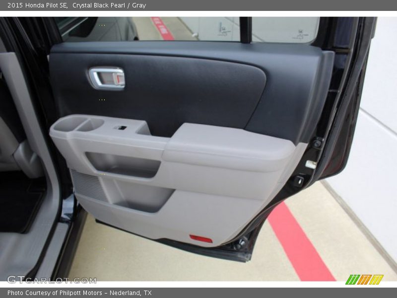 Crystal Black Pearl / Gray 2015 Honda Pilot SE