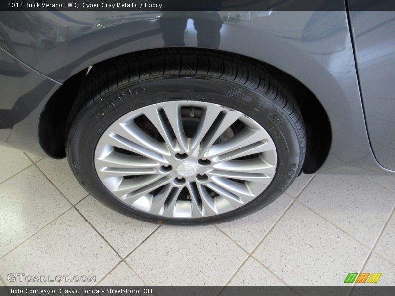 Cyber Gray Metallic / Ebony 2012 Buick Verano FWD