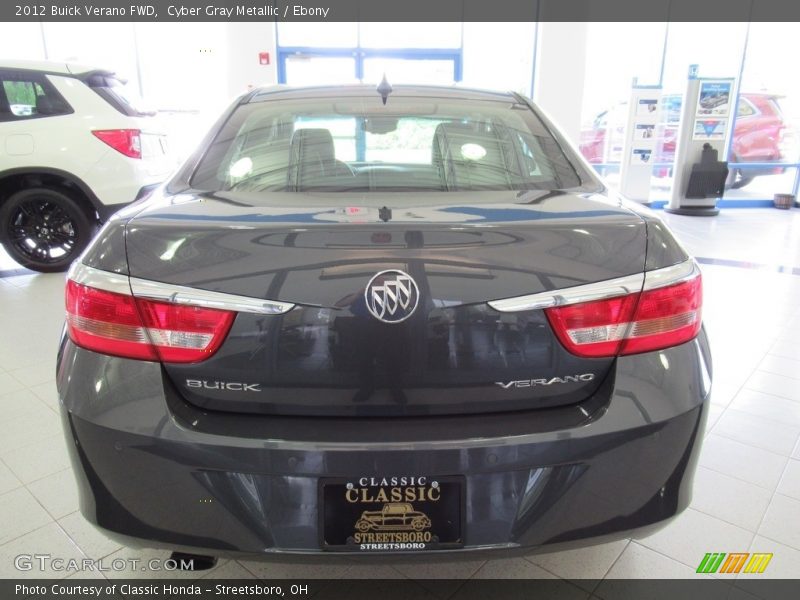 Cyber Gray Metallic / Ebony 2012 Buick Verano FWD