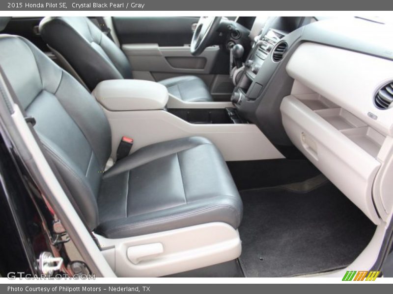 Crystal Black Pearl / Gray 2015 Honda Pilot SE