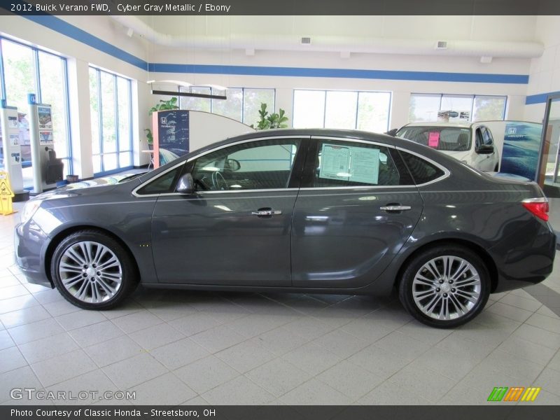 Cyber Gray Metallic / Ebony 2012 Buick Verano FWD