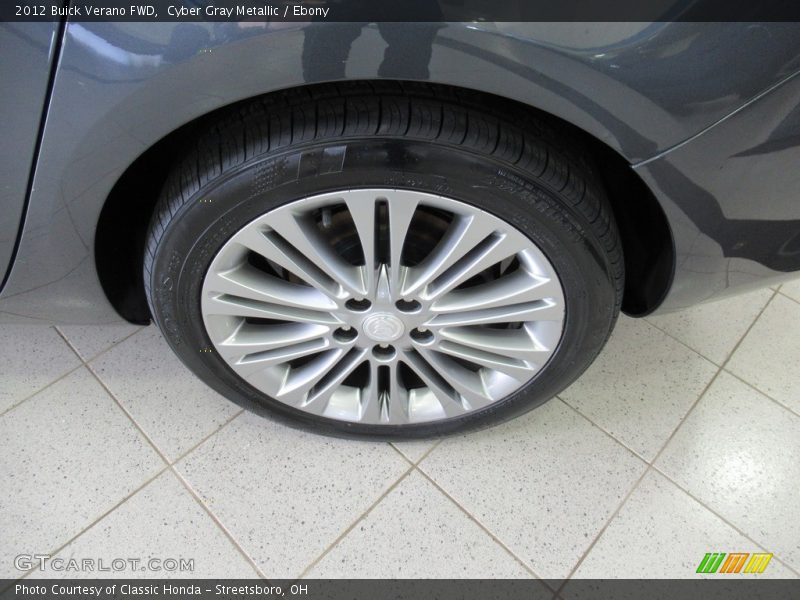 Cyber Gray Metallic / Ebony 2012 Buick Verano FWD