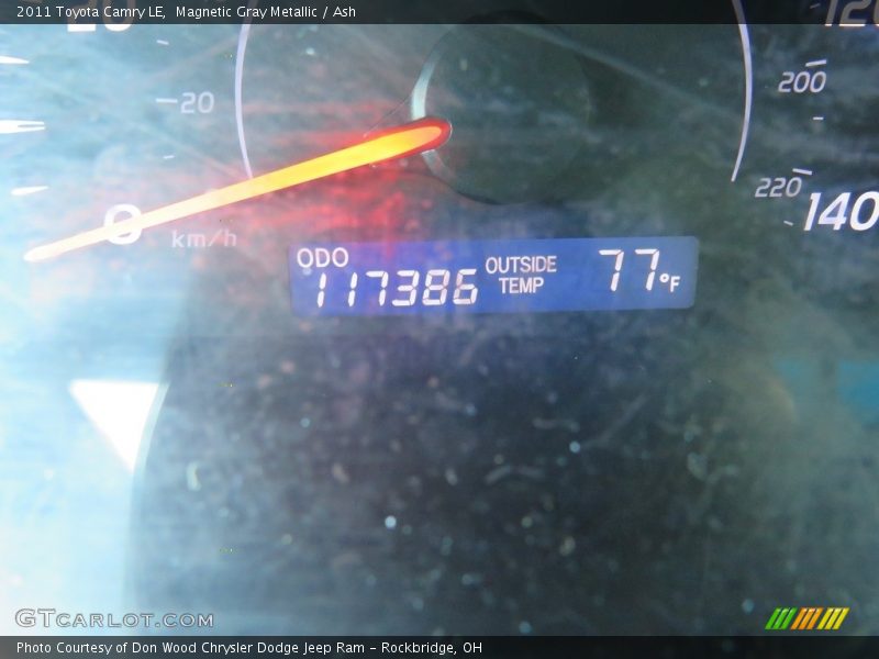 Magnetic Gray Metallic / Ash 2011 Toyota Camry LE