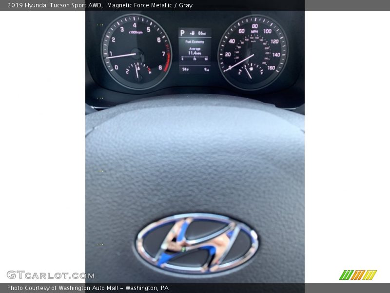 Magnetic Force Metallic / Gray 2019 Hyundai Tucson Sport AWD