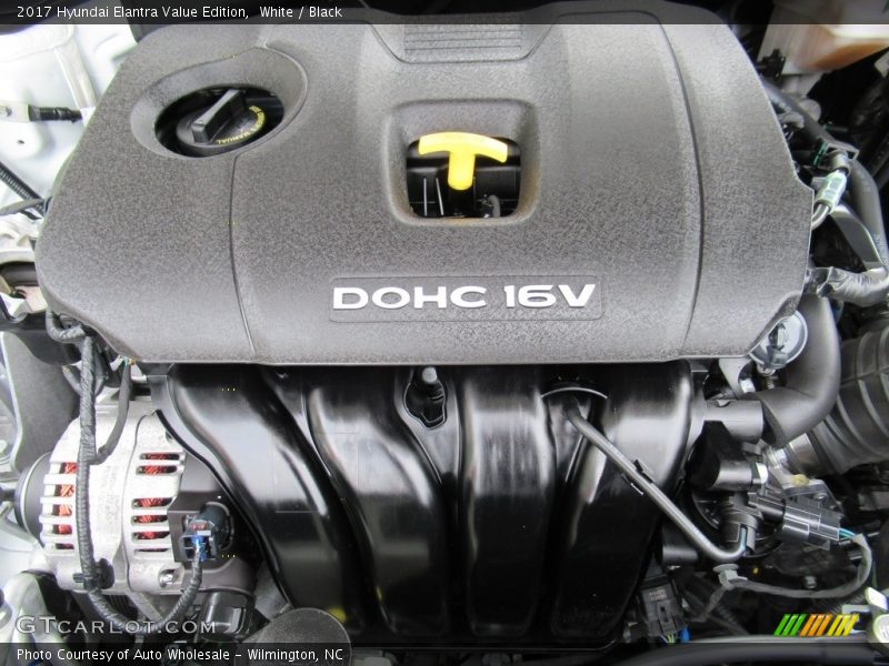 White / Black 2017 Hyundai Elantra Value Edition